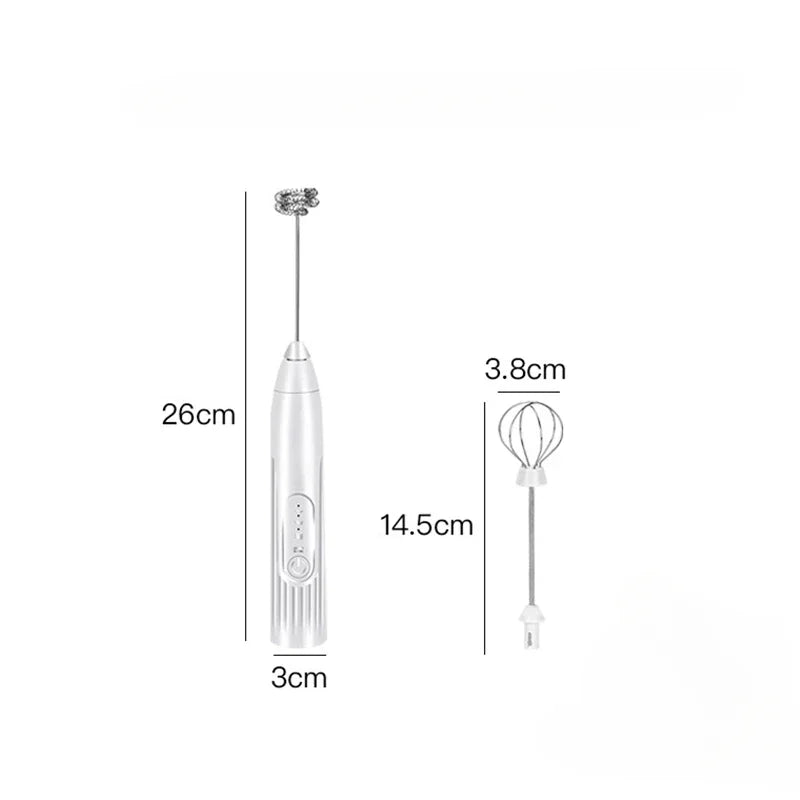 Cordless Home Kitchen Gadgets Electric Kitchens Accessories Milk Mixer Frother Mini Coffee Egg Beater Beating Tools Dining Bar