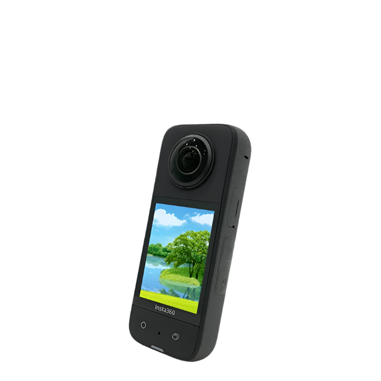 Action Camera  8K Video Dual Image Stabilization Black